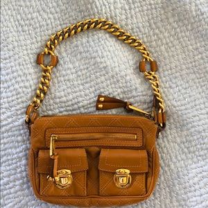 Marc Jacobs Quilted Leather Bag, Gold Chain Strap
